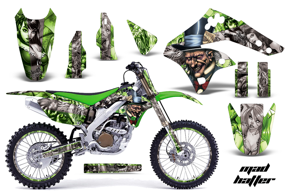 Kawasaki KX250F 06-08 Graphics Kit MH GS NPs